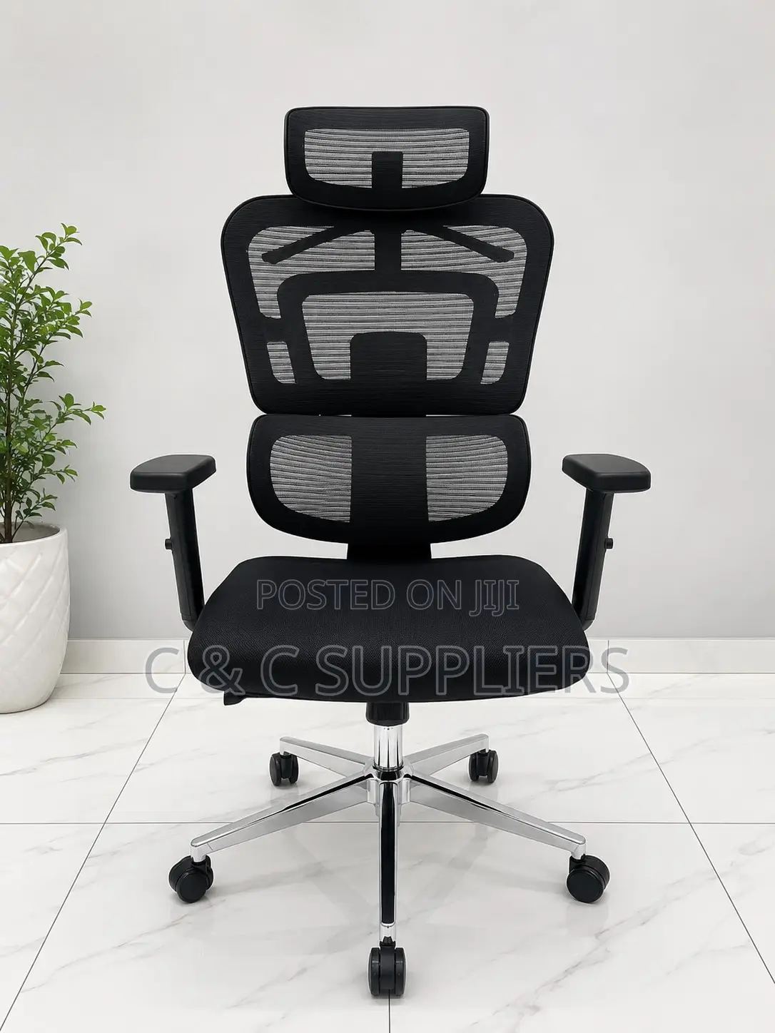 Swivel Mesh High Back Staff Chair