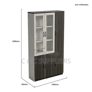 3-Swing Door Wooden Cabinet