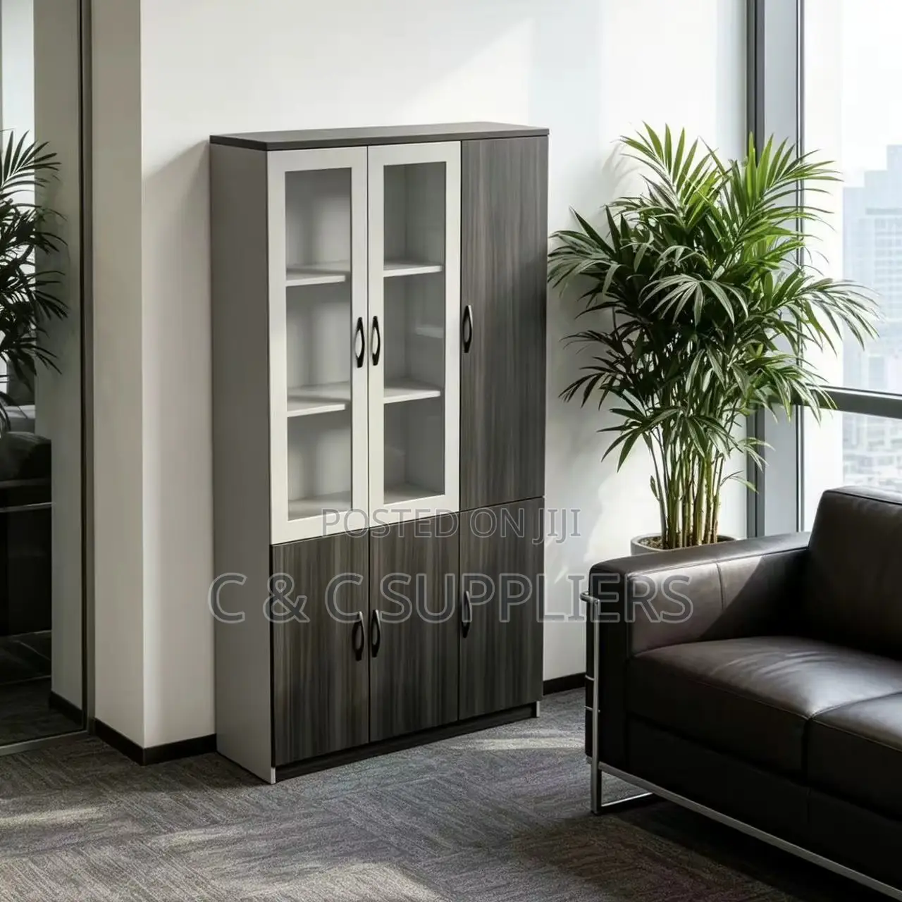 3-Swing Door Wooden Cabinet