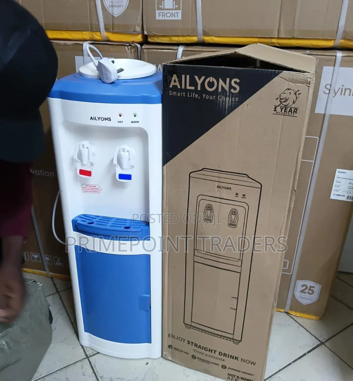 Ailyons 2 Tap Dispenser Hot and Normal ,Effortless Hot Normal Water