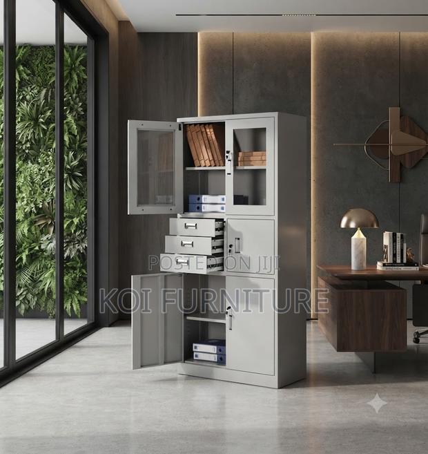 Office Cabinets; Filing Office Storage Cabinet With Safe Inside - thumbnail 4