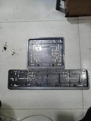 Universal Carbon Number Plate Holder | Premium License Plate Frame