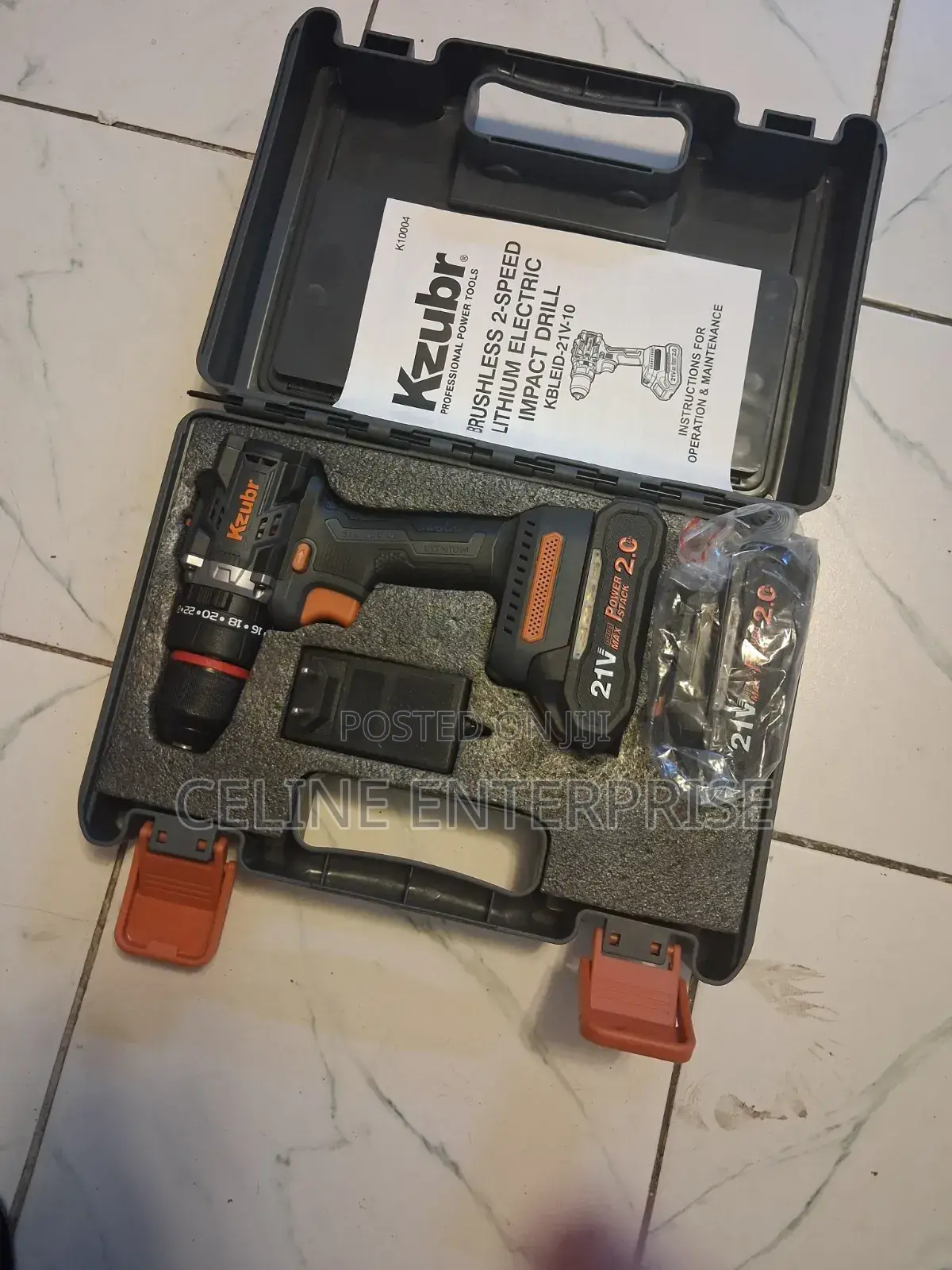 Kzubr 21v Brushless Impact Drill