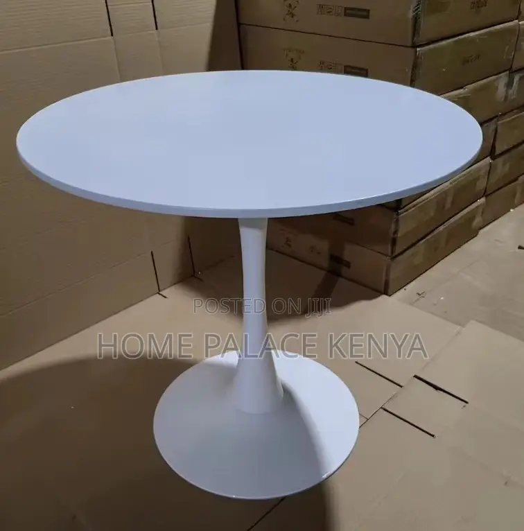 Dining Table: Bamboo Waterproof Round Bar Table
