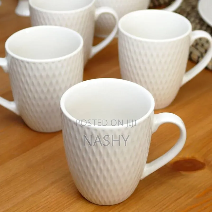 White Ceramic Mugs