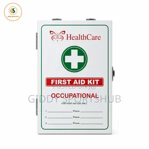 Complete Occupational First Aid Kit – Stocked Metal Emergency Box