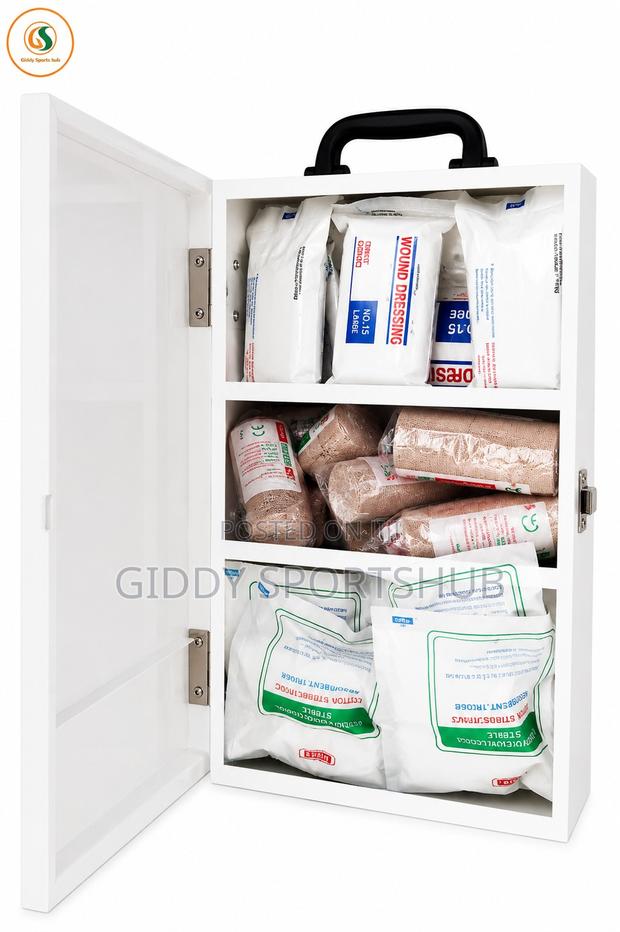 Complete Occupational First Aid Kit – Stocked Metal Emergency Box - thumbnail 2