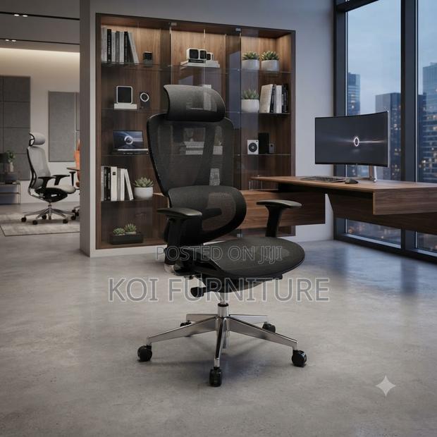 Office Chairs; Orthopedic Office Chair With Dual Back Support - thumbnail 5