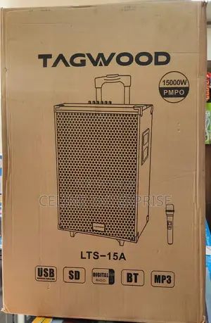 Tagwood Portable Bluetooth Speaker 15"