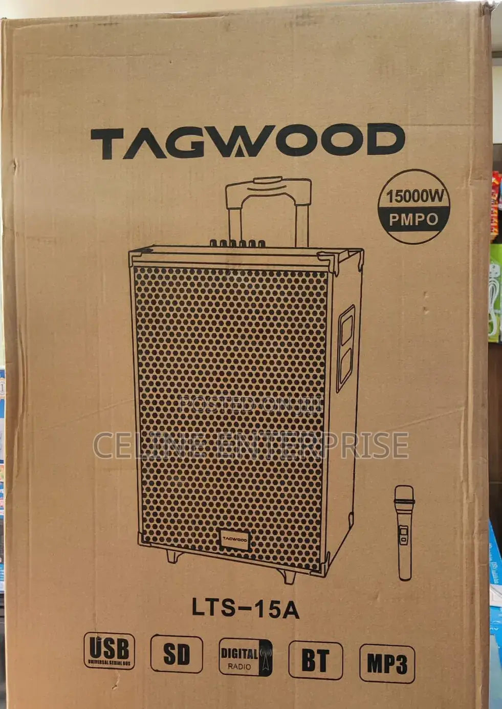 Tagwood 15" Rechargeable Pa Speaker