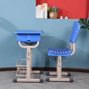 Plastic Adjustable Home Kids Desk Chair