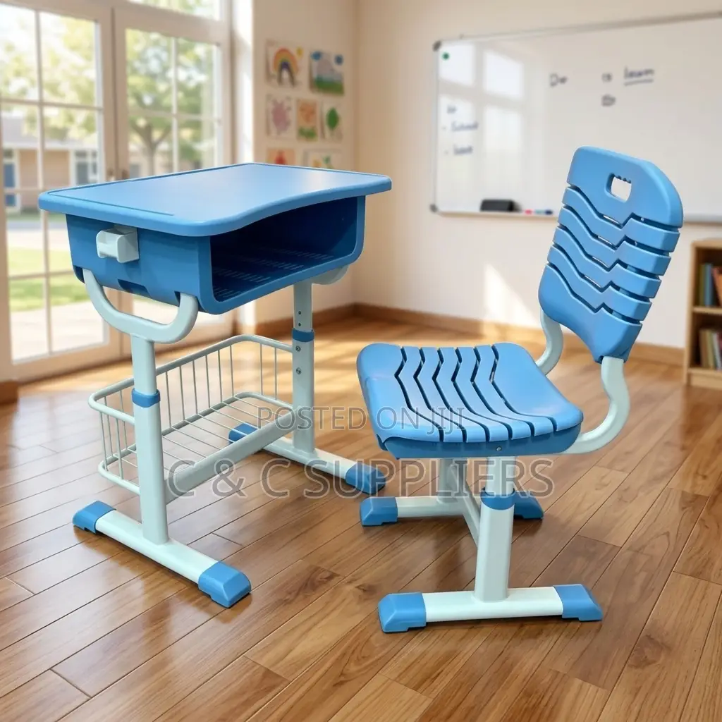 Plastic Adjustable Home Kids Desk Chair