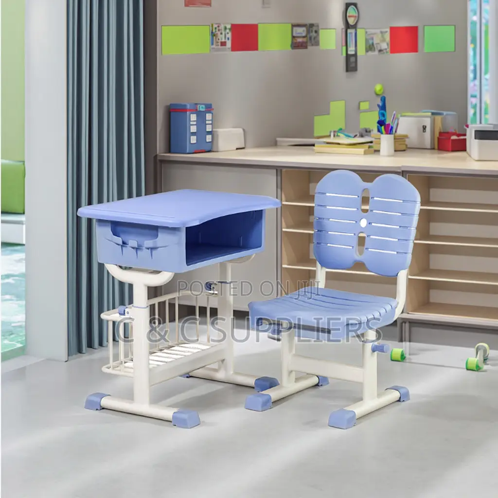 Plastic Adjustable Home Kids Desk Chair