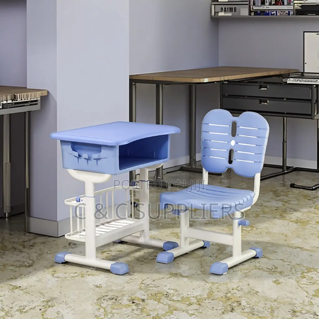 Plastic Adjustable Home Kids Desk Chair