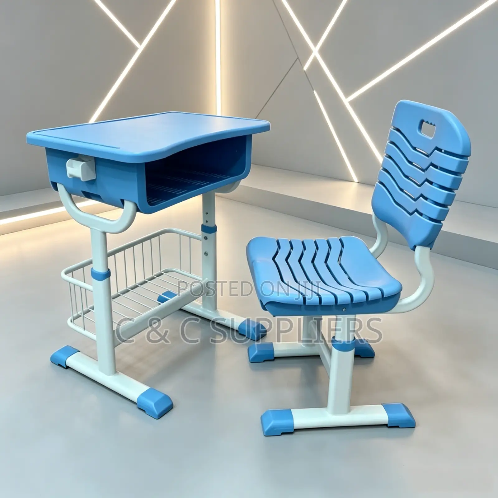 Plastic Adjustable Home Kids Desk Chair