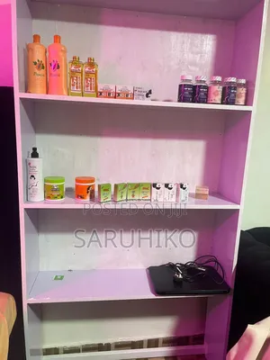 A White Coated Wood Shelf