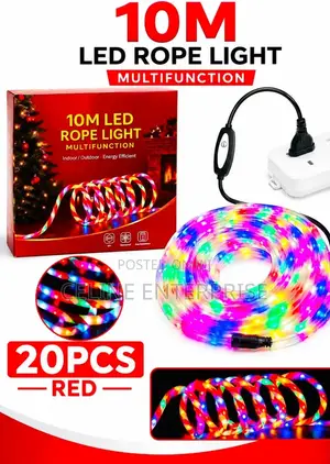 Ropelight 10m Red And White 10m