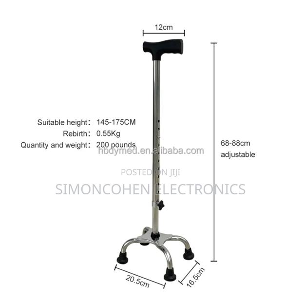 Walking Tripod Stick With 4 Stands and a Handle - thumbnail 2