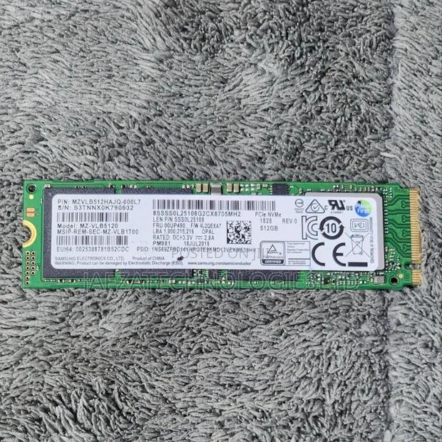 Samsung 512gb M.2 Pcle Nvme SSD - main view