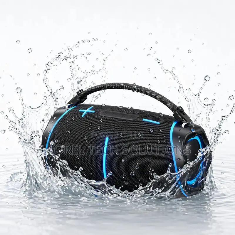 80w High-Power Bluetooth Speaker Heavy Bass Subwoofer, Ipx5 Waterproof