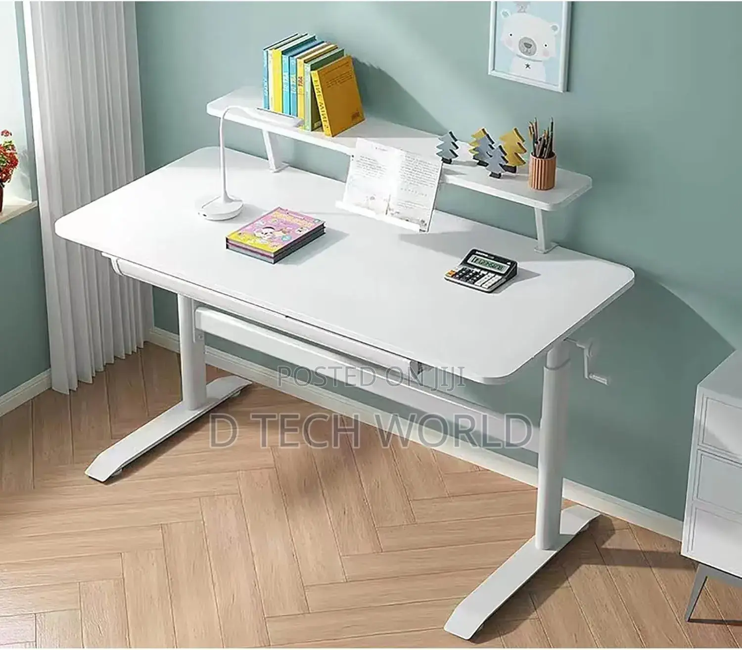 1.2m Manual Height Adjustable Sit-Stand Desk