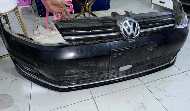 Vw Mk7 Complete Bumper and Headlights for Sale - main view