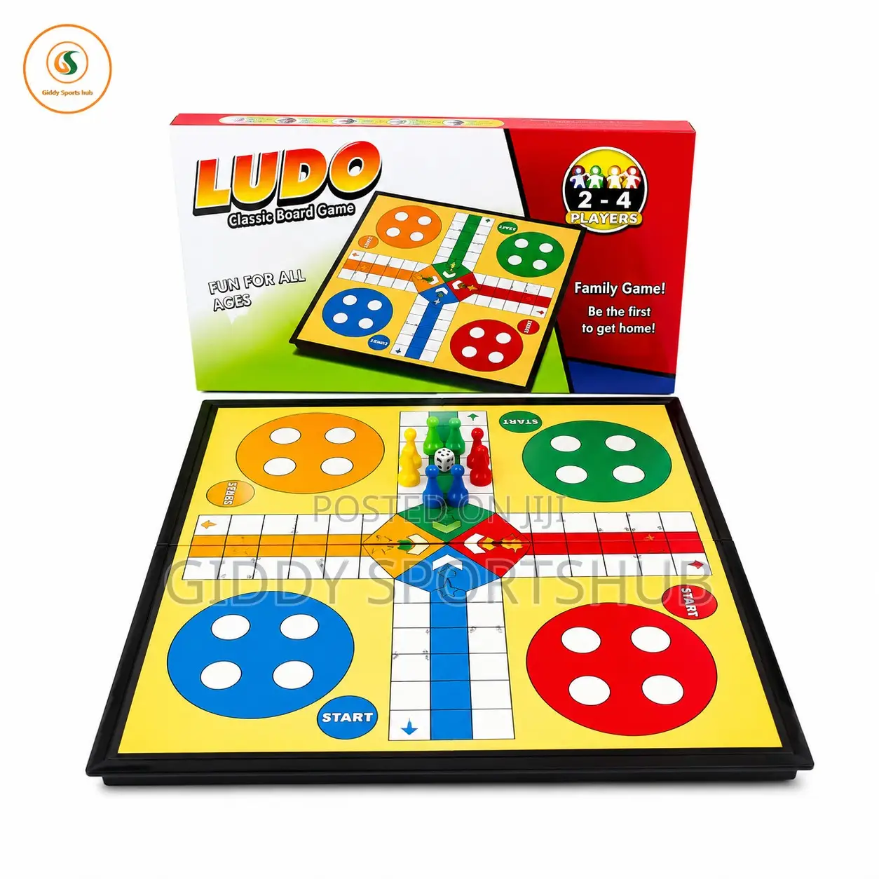 Classic Ludo Board Game (2–4 Players)