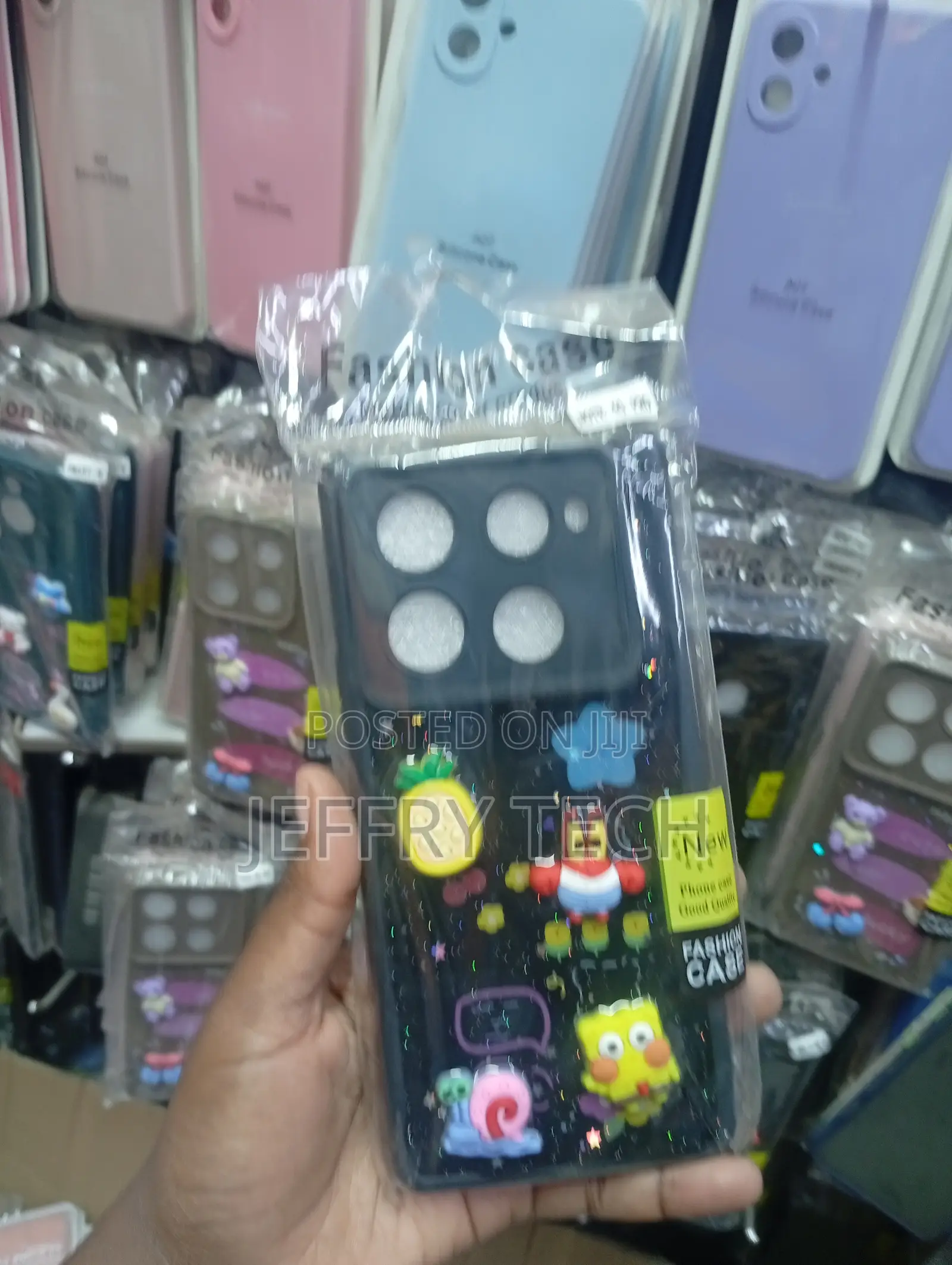 Tecno Pop 7 4-Circle Matrix Cutouts Cover