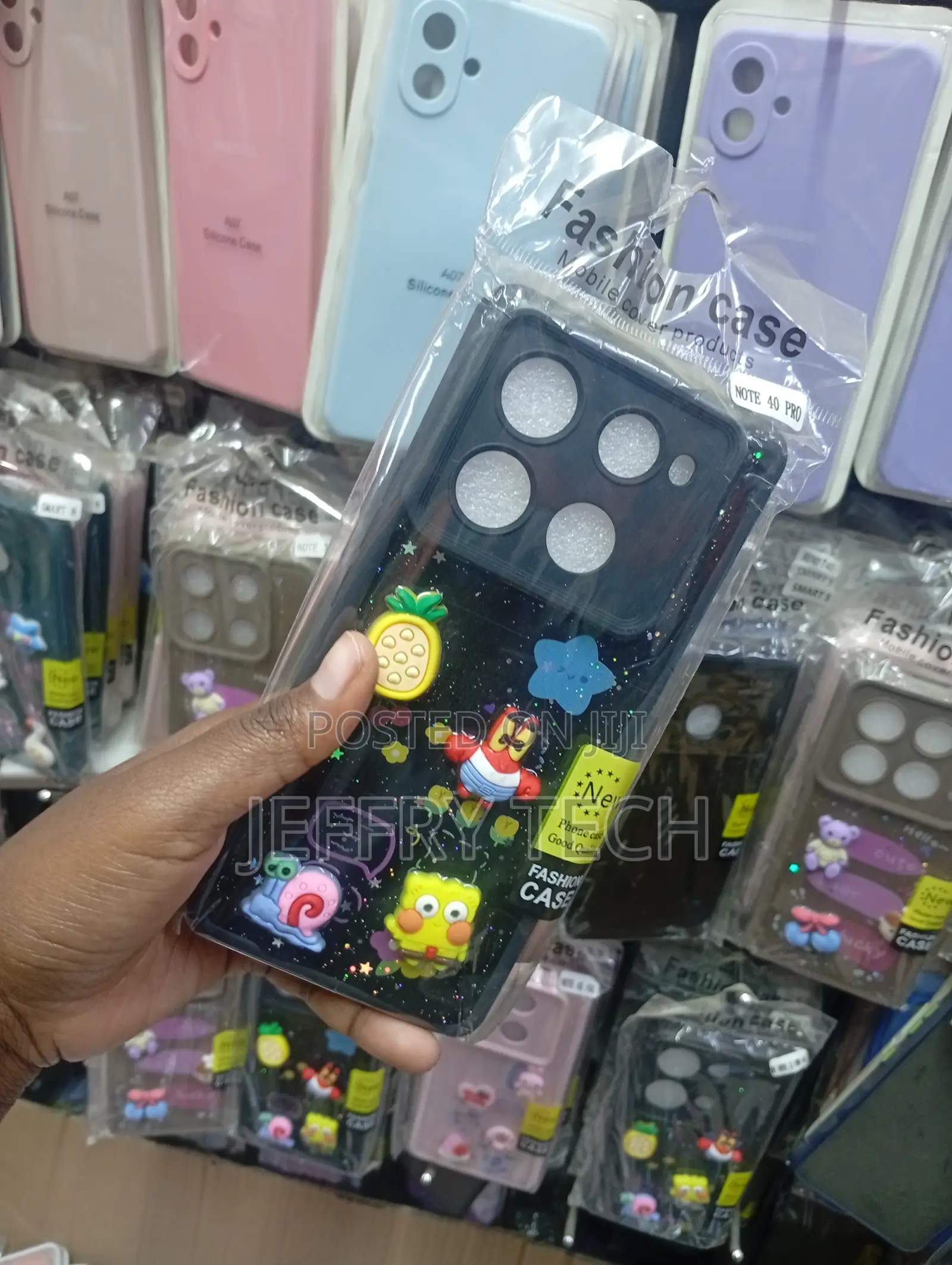 Tecno Pop 7 4-Circle Matrix Cutouts Cover