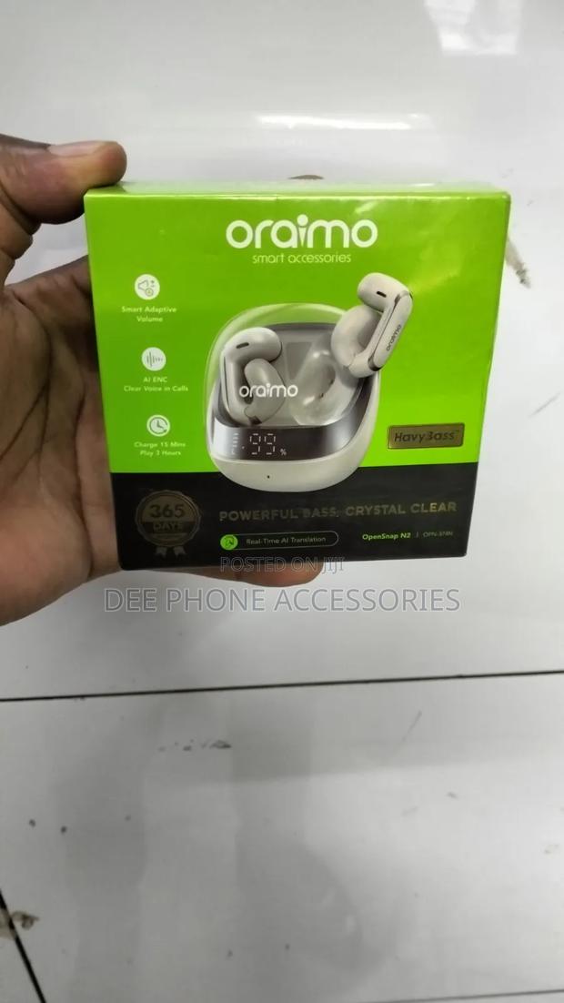 Oraimo Snap N2 Wireless Earhook Earphones