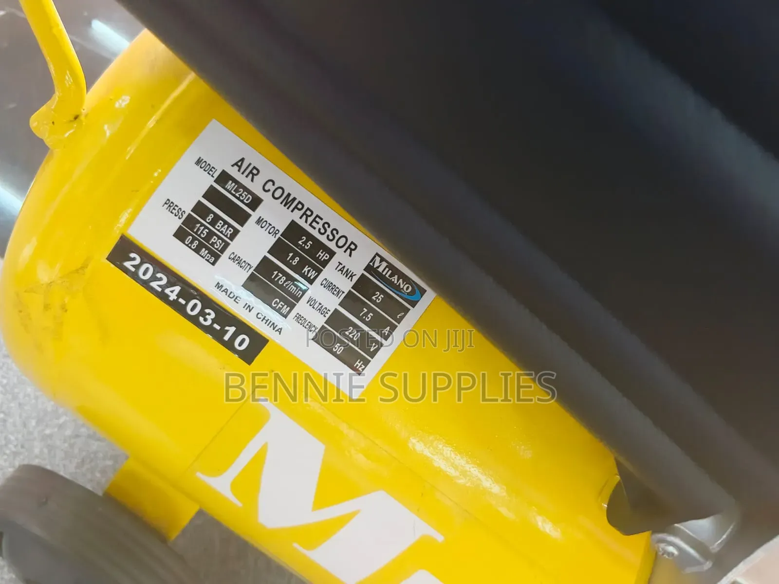 2.5hp Milano 25l Air Compressor