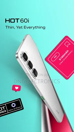 New Infinix Hot 60i 256 GB Black