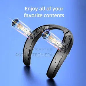 Wireless Bluetooth Neckband Speaker-3d Surround Sound, Ipx5 Sweatproof