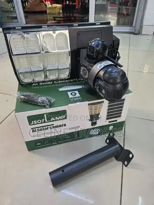 Hd Solar Camera With 1000watts Streetlight