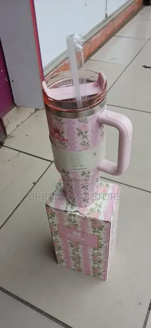 Premium Stanley Cup Mug With Straw and Handle
