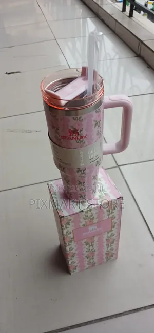 Premium Stanley Cup Mug With Straw and Handle