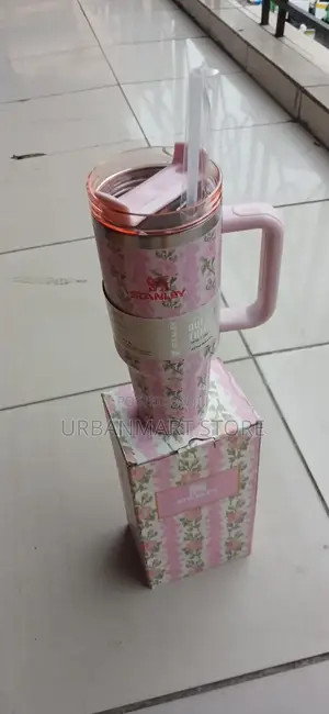 Premium Stanley Cup Mug With Straw and Handle