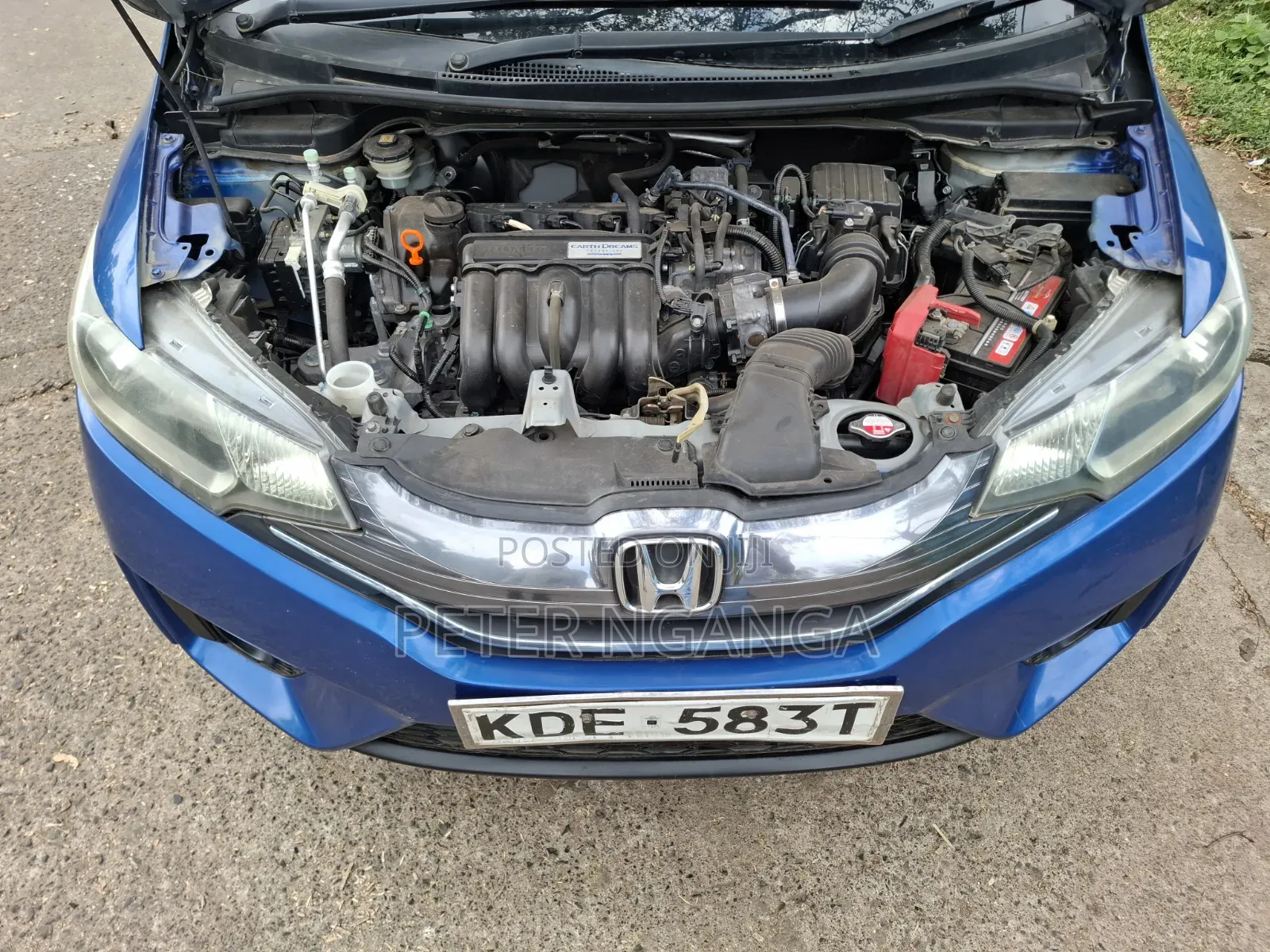 Honda Fit 2014 Blue