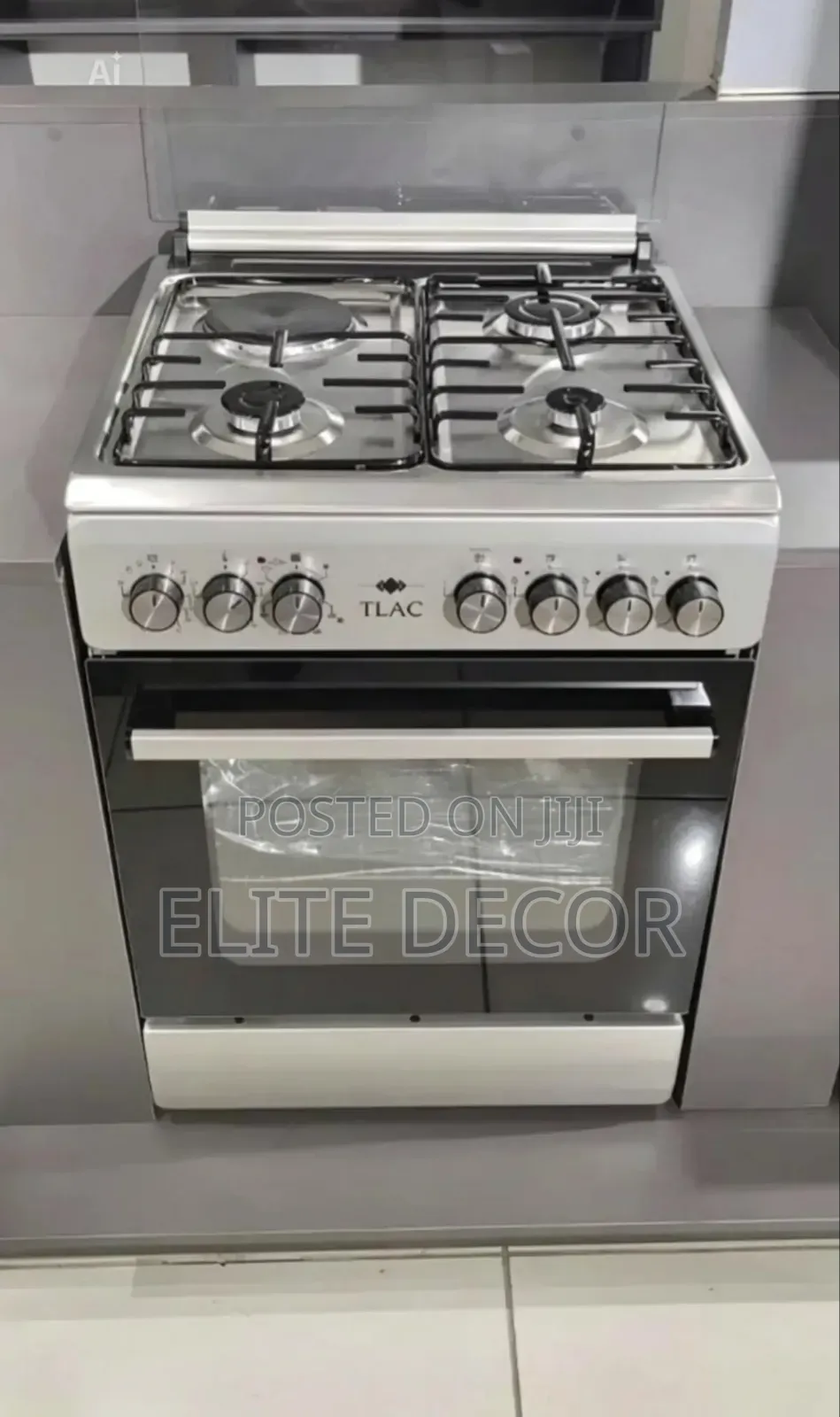 60*60 Tlac 3+1 Standing Cooker With Gas Sensor