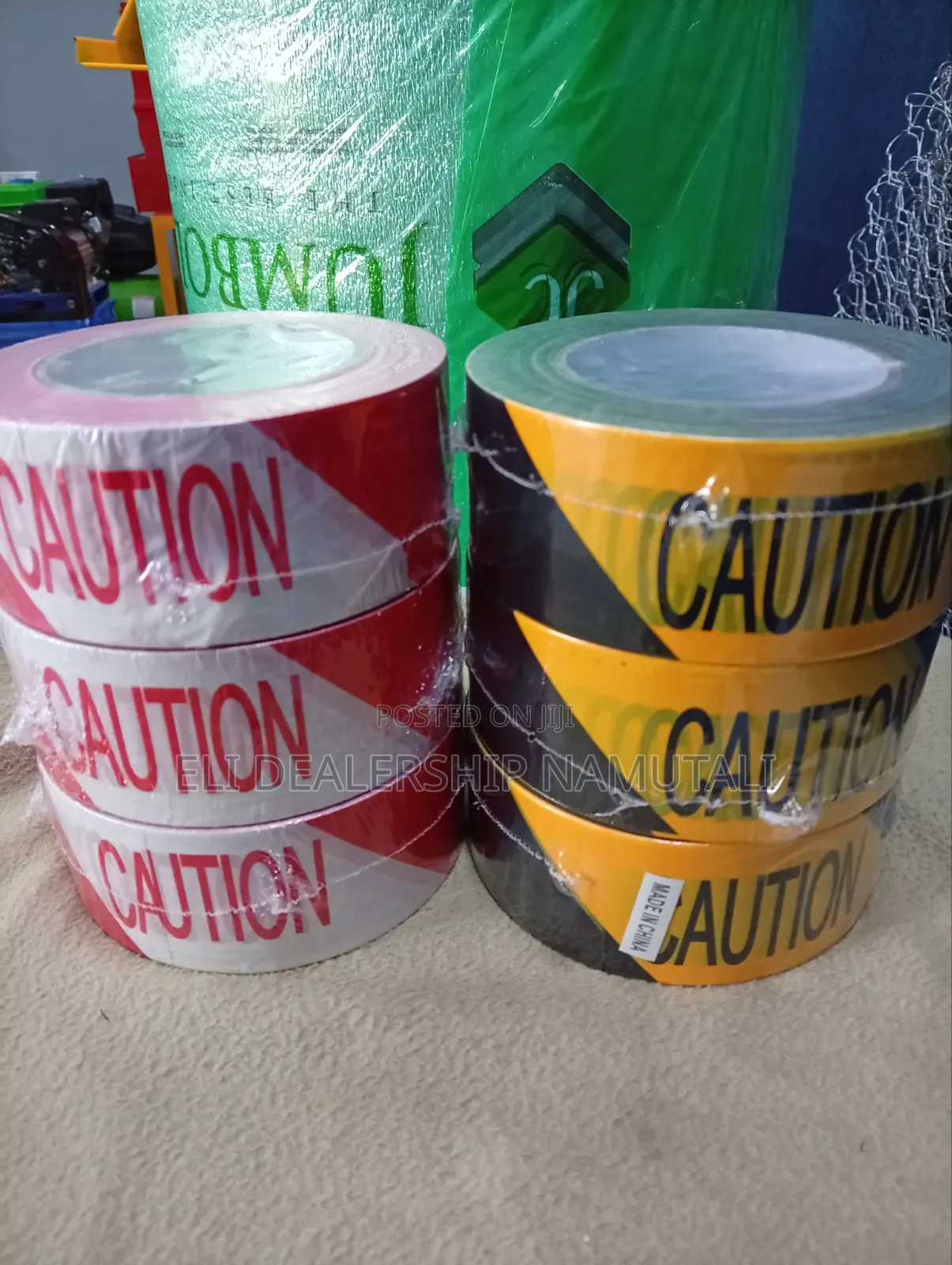 Safety Zone Barrier Tape – Yellow Caution Warning Roll