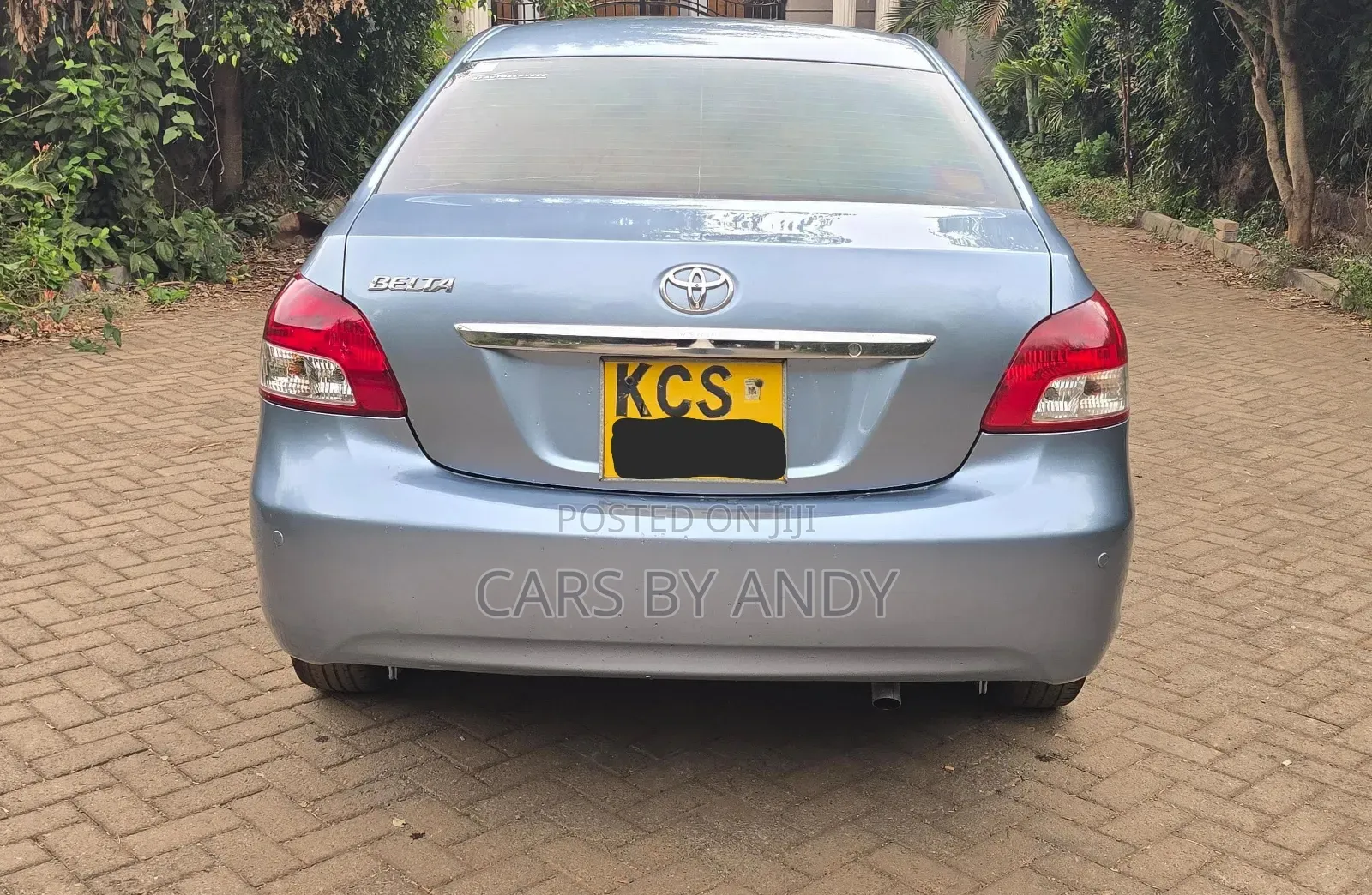 Toyota Belta 2012 Blue