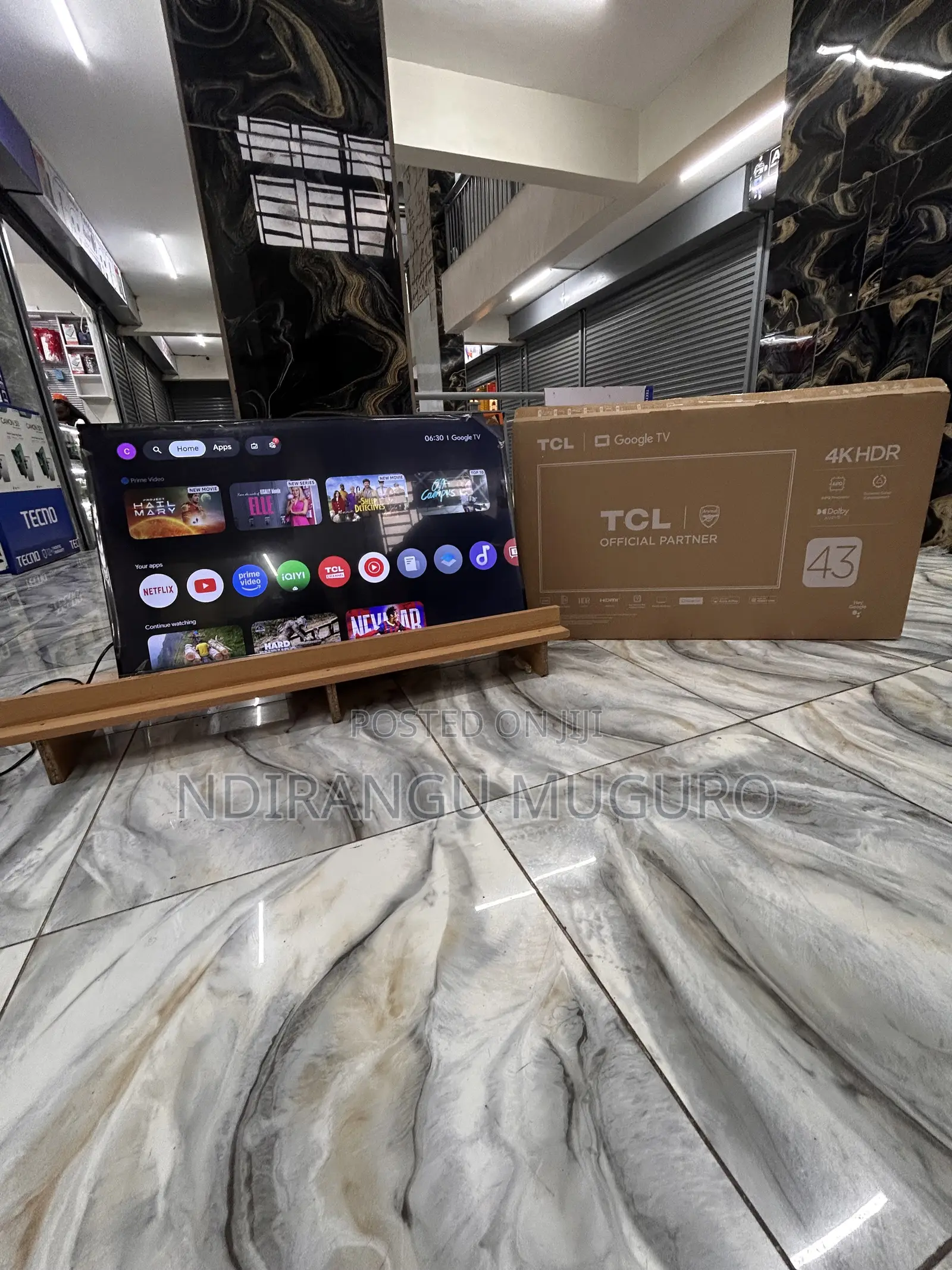 TCL 43inch Uhd Google Frameless Tv