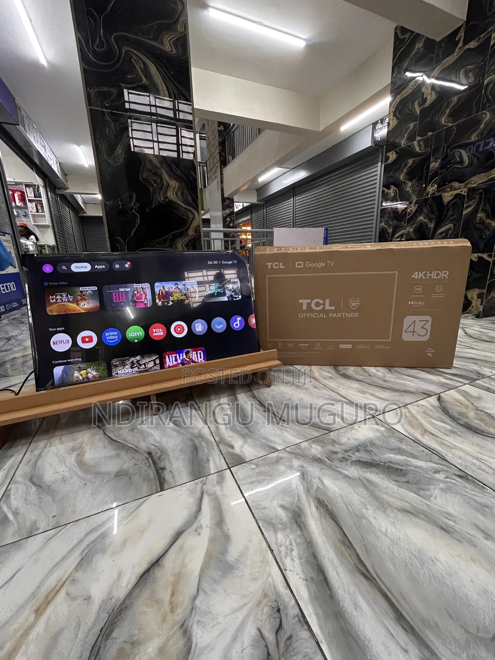 TCL 43inch Uhd Google Frameless Tv