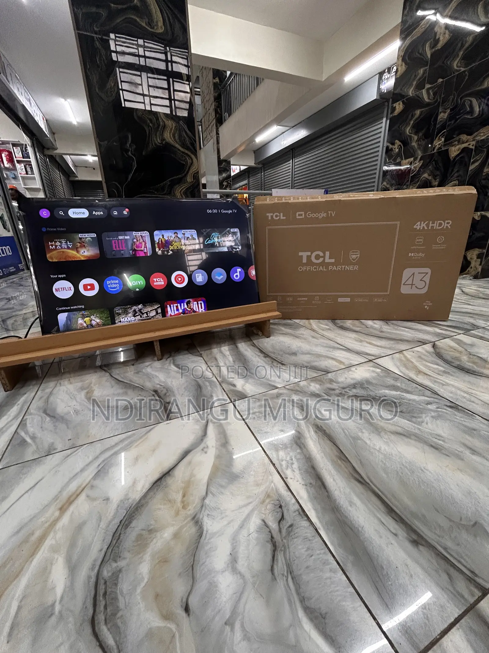 TCL 43inch Uhd Google Frameless Tv