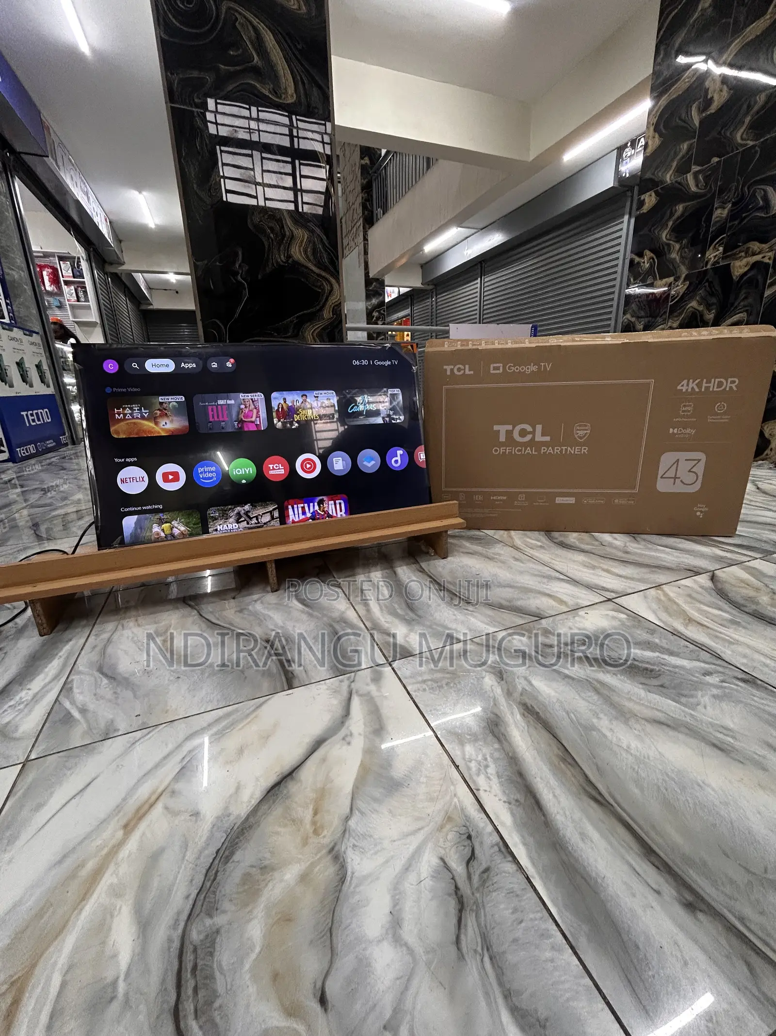 TCL 43inch Uhd Google Frameless Tv
