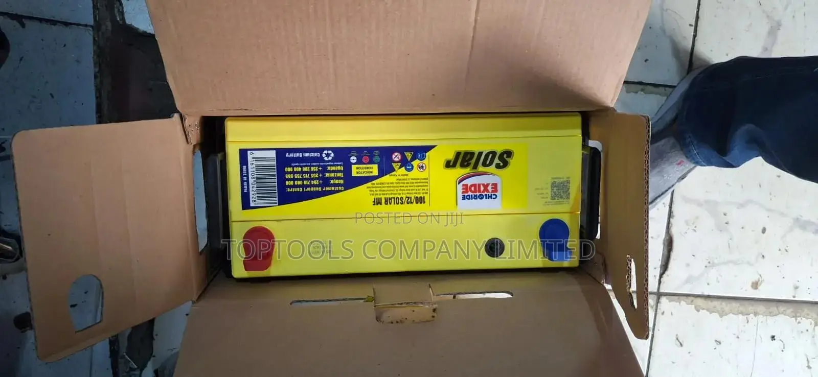 Chloride Exide Solar Free Maintenance Battery 100ah 12v