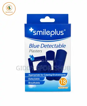 Smileplus Blue Detectable Plasters – 18 Assorted