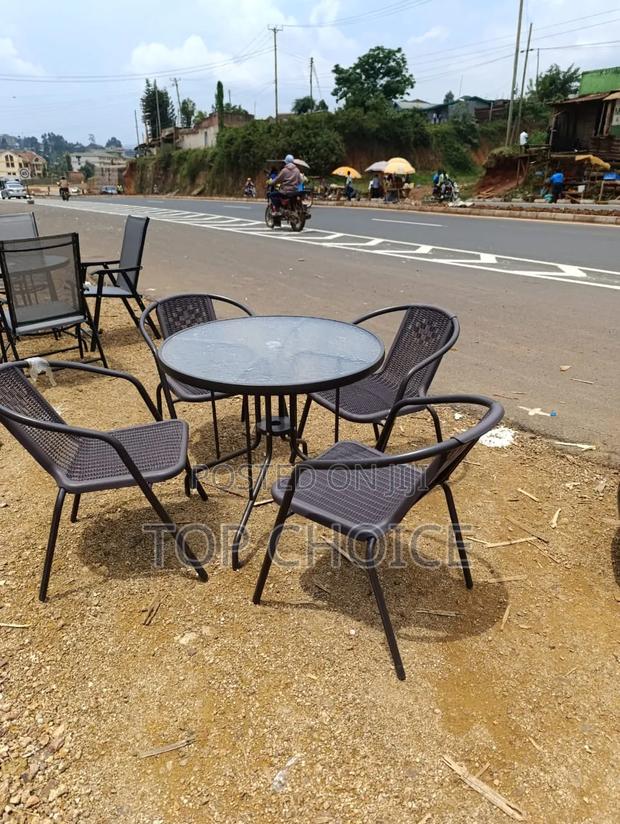 Outdoor Table With 4 - Chairs / Garden Set