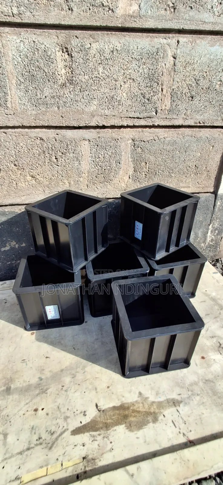 Plastic Concrete Test Cube Moulds