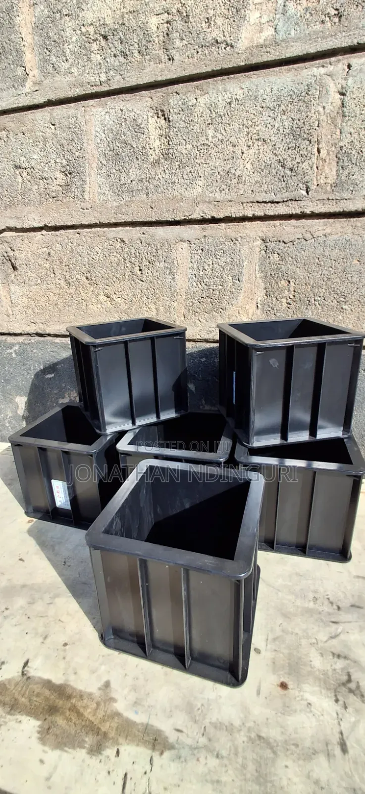 Plastic Concrete Test Cube Moulds